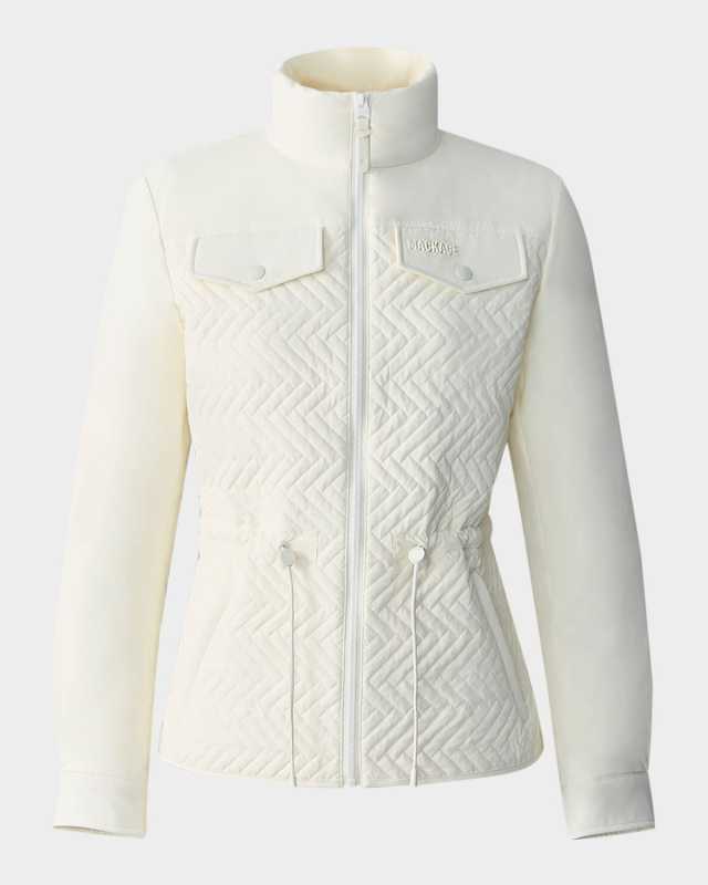 Chevron Quilted Lightweight Down Jacket